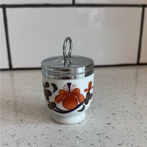 Royal Worcester Grainger Imari Porcelain Egg Coddler – EUC 🍳🌸